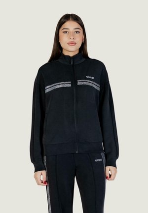 BERTHE HIGH NECK FULL-ZIP - Felpa con zip - black