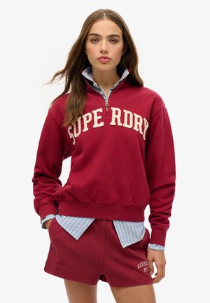 Sweater - bordeaux red