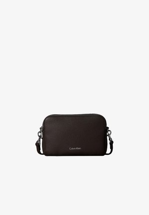 Calvin Klein, WEBBING CAMERA BAG - Τσάντα χιαστί - dark brown