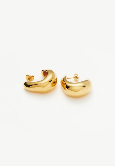 Missoma ORGANIC DOME HOOP EARRING - Korvakorut - gold-coloured