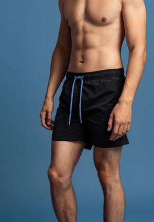 EINFARBIG - Shorts da mare - schwarz