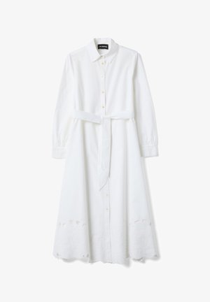 Les Copains, REGULAR FIT, WITH EMBROIDERY - Blousejurk - optical white