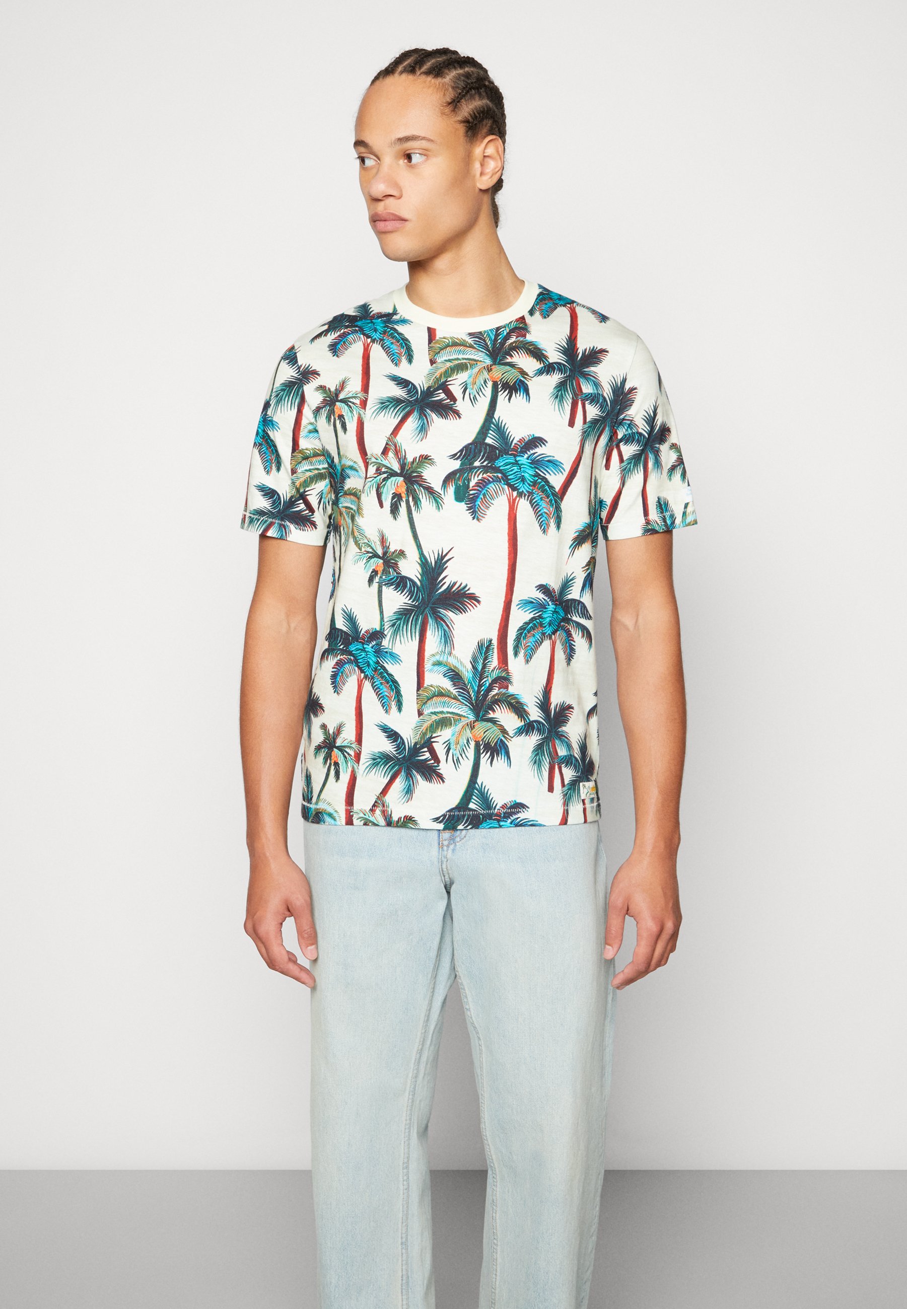 “Scotch & Soda” オールオーバーGeometricプリントTシャツ Scotch & Soda” オールオーバーGeometricプリントTシャツ