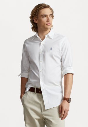 CUSTOM FIT STRETCH OXFORD SHIRT - Button down-skjorte - white