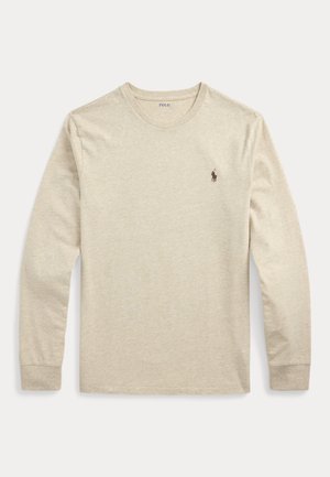 Polo Ralph Lauren, CUSTOM SLIM JERSEY LONG-SLEEVE T-SHIRT - Camiseta de manga larga - expedition dune heather