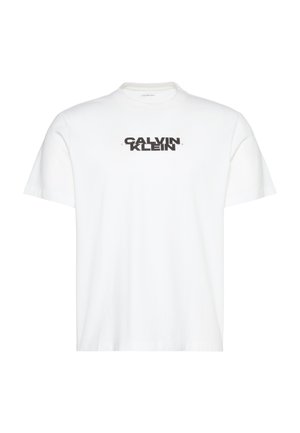 Calvin Klein Jeans, WASHED SPINE GRAPHIC TEE - Camiseta estampada - bright white