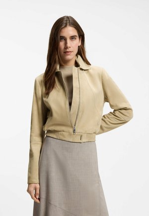 Giacca di pelle - light beige five