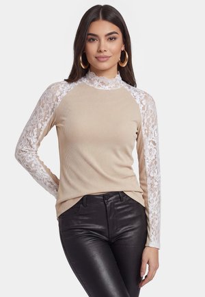 faina, Longsleeve - beige
