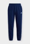 ESSENTIALS 3 STRIPES TAPERED CUFFED PANTS - Παντελόνι φόρμας - team navy blue 2/white