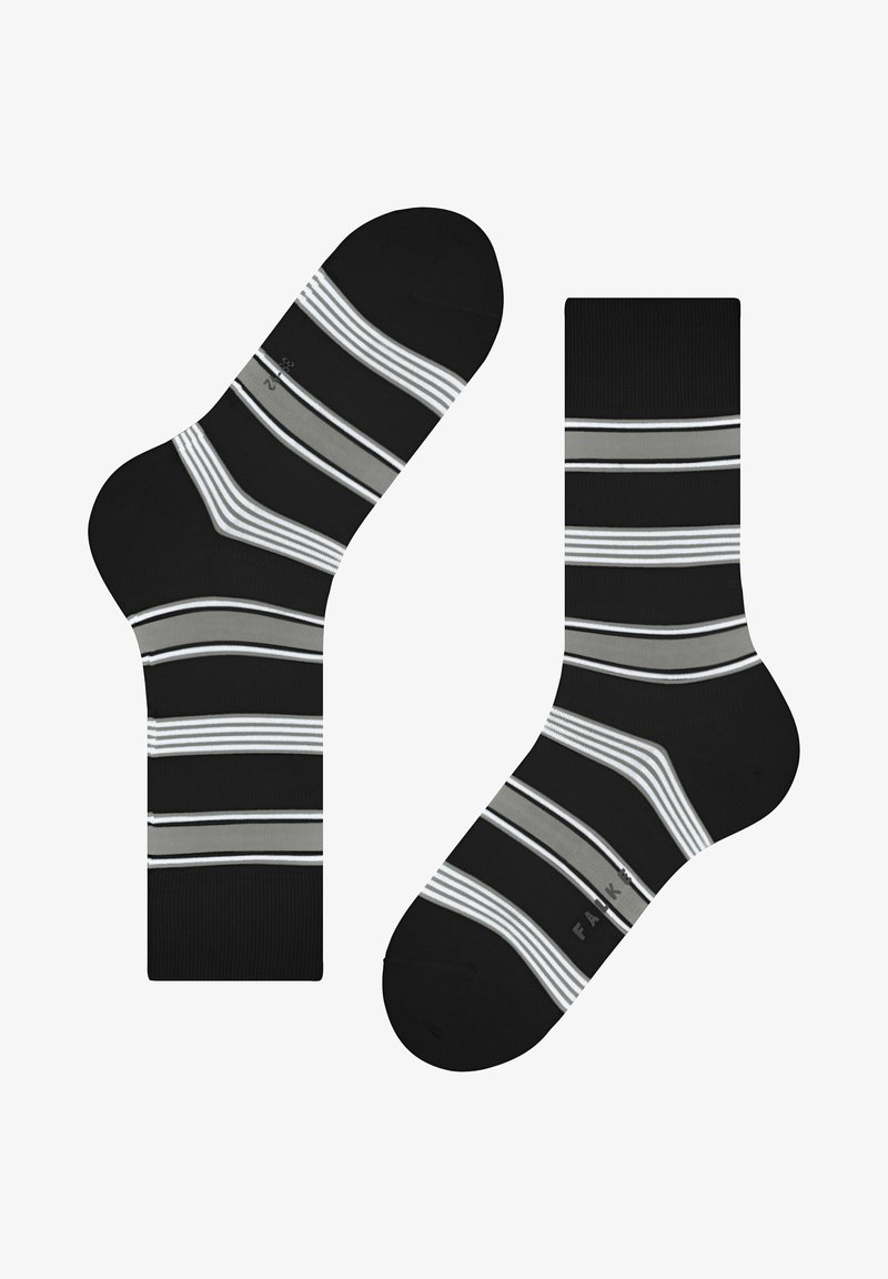 FALKE Marina Stripe - Chaussettes - black