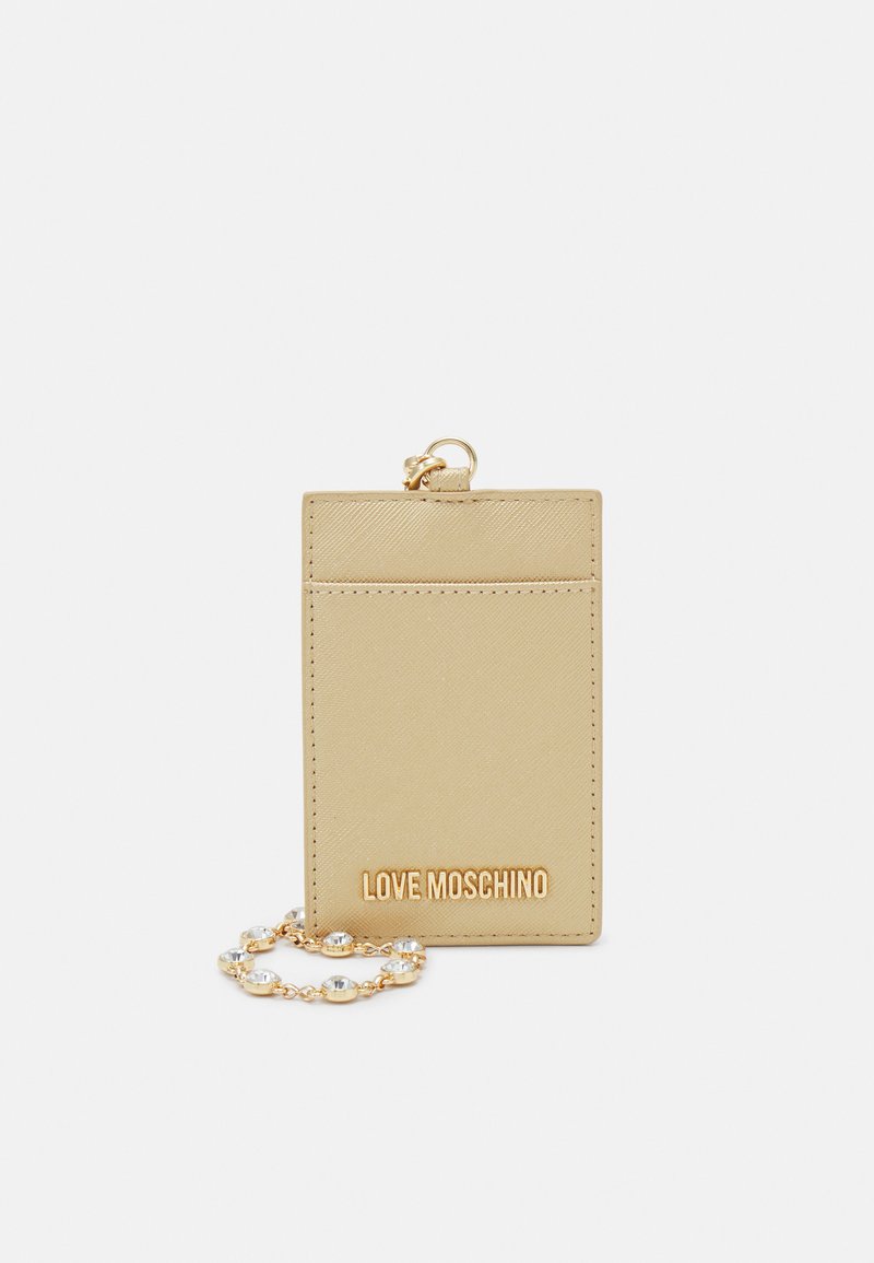 Love Moschino PORTA BADGE Business card holder gold/goldcoloured