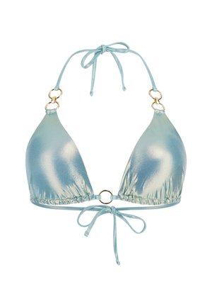 Guess OPTIK - Bikini top - himmelblau