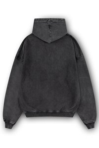 FAVELA UNISEX - Sweater met rits - black washed