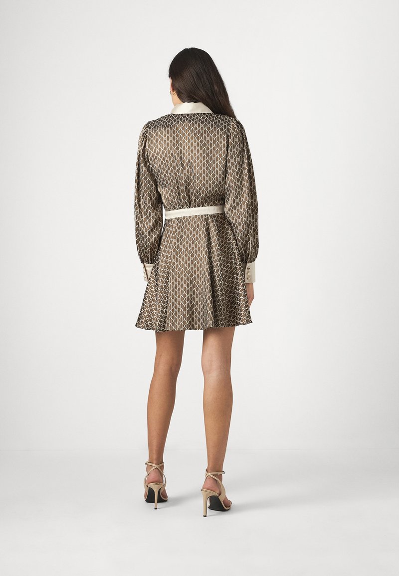 MARCIANO BY GUESS MONOGRAM FLARED - Shirt dress - general brown  