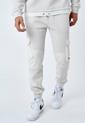 Project X Paris POCHES RÉFLÉCHISSANTES - Pantalones deportivos - gris clair