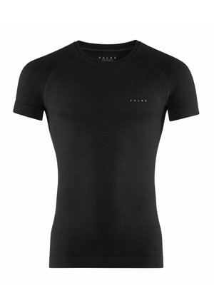 WOOL-TECH LIGHT ROUND NECK WARM AND COLD TEMPERATURES - Caraco - black