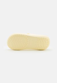 Crocs CRUSH UNISEX - Ciabattine con tacco - buttercream