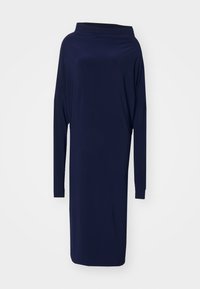 STRAPLESS ALL IN ONE SIDE SLIT GOWN - Juhlamekko - true navy