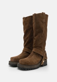 Diesel D-TEXAN 2IN1 CH - Cowboy-/Bikerboot - khaki