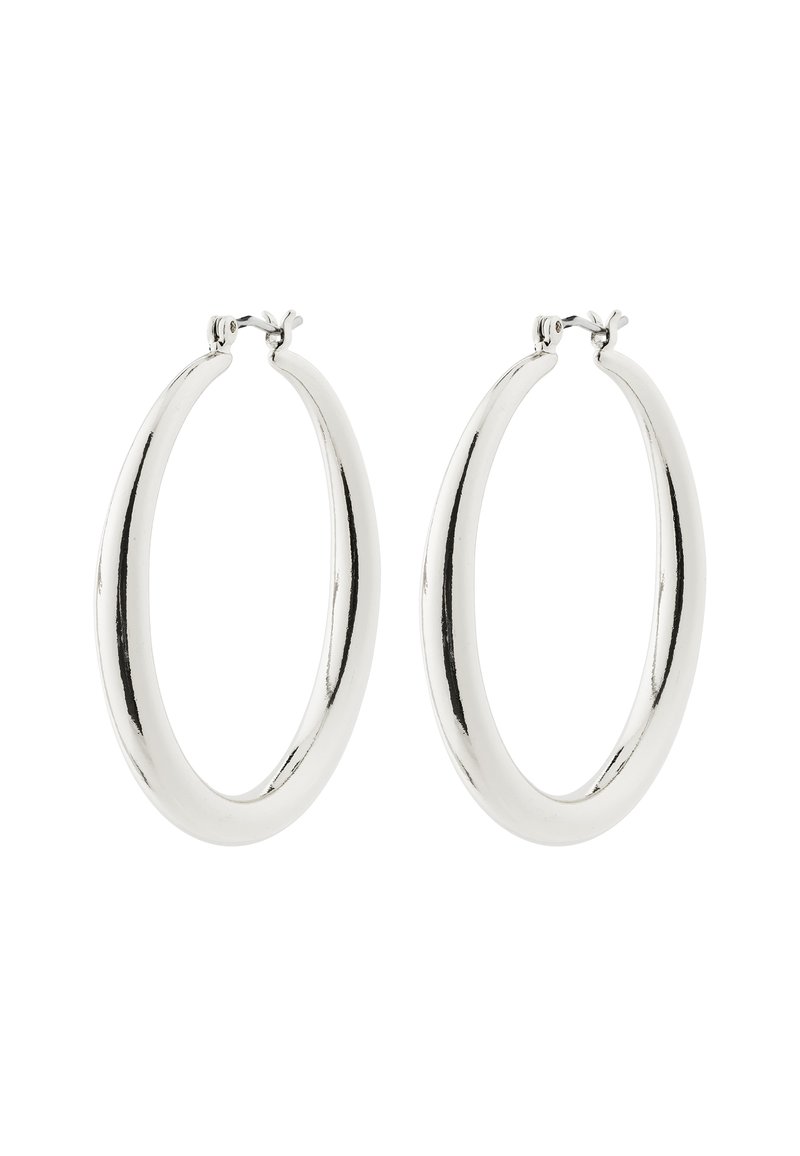 Pilgrim PRIYA HOOP EARRINGS - Uhani - silver-coloured