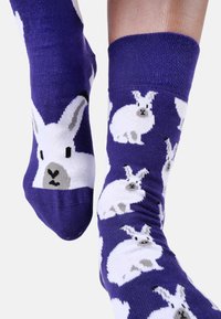 Unabux 3-PACK GRUMBLE IN THE JUNGLE - Calcetines - lila