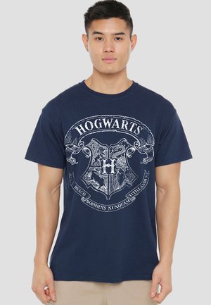 Cotton Soul, HARRY POTTER HOGWARTS SCHOOL CREST - T-Shirt print - dark blue