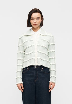 YASCHRISTEL CARDIGAN - Cardigan - surf spray/star white