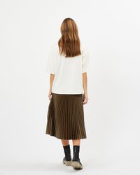 Minimum AARHUSI - T-shirt básica - broken white