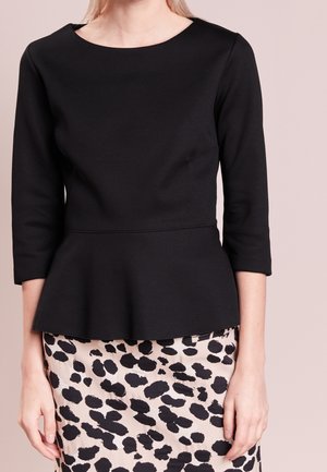 Top s dlouhým rukávem - black