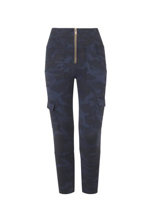 STILE CON VITA ALTA IN CAMO - Pantaloni cargo - mimetic allover blue