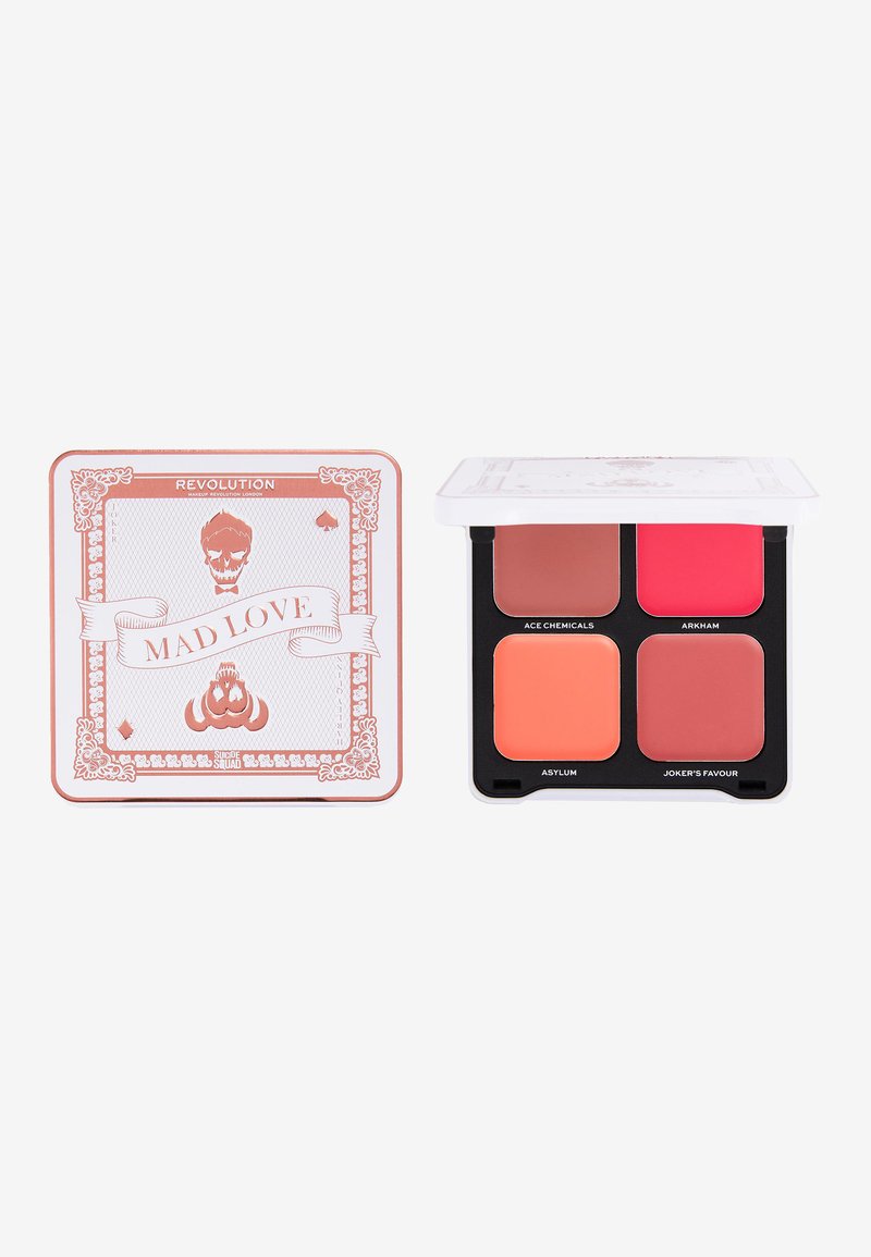 Makeup Revolution DC X REVOLUTION MAD LOVE CREAM BLUSHER QUAD - Sminkpalett - pink
