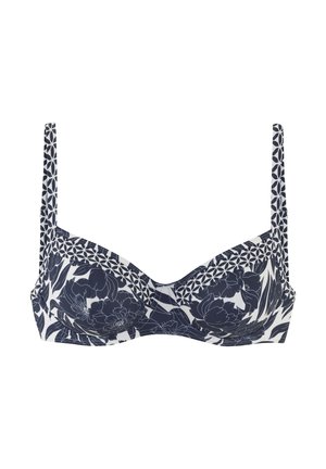 Sunseeker Bikinitop - marine bedruckt