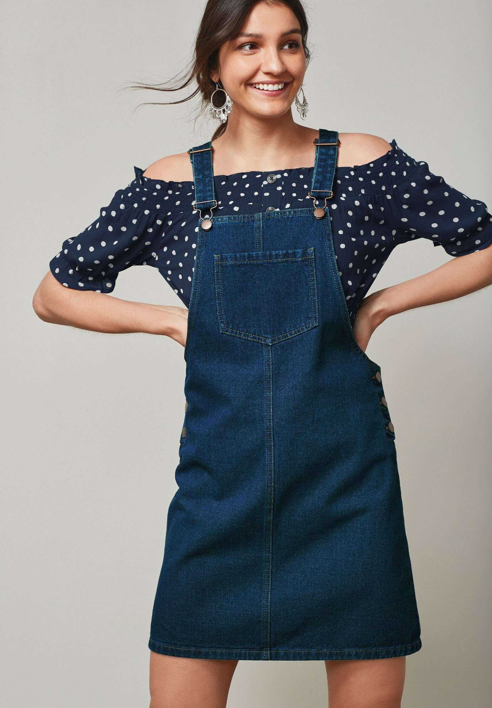 Next Vestido vaquero - dark blue/azul marino - Zalando.es