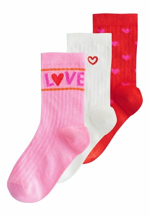 3 PACK   - Sokken - pink red