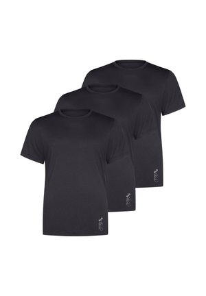 3 PACK - Unterhemd/-shirt - schwarz