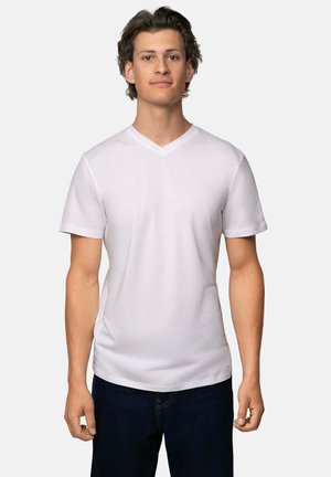 V-NECK 4-PACK - T-Shirt basic - white