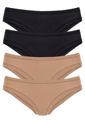 LASCANA JAZZPANT 4 PACK - Fecskék - sand/black