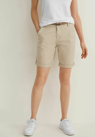 ORANDESIGNE Pantaloncini Cargo Da Donna Shorts Estivi Pantaloni Corti Sportivo Leggero Lavoro Bermuda Da Escursionismo A Vita Alta Con Tasche Multiple A Army Green XS - Foto 5