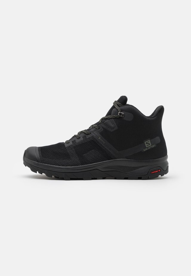 OUTLINE PRISM MID GTX - Chaussures de marche - black/castor gray
