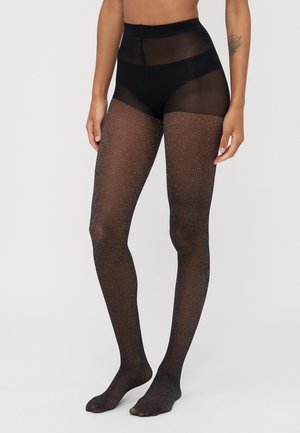 VMJOSIE GLITTER  - Strumpbyxor - black/silver-coloured
