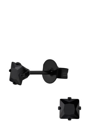 QUADRATISCHE MIT ZIRKONIA - Orecchini - black