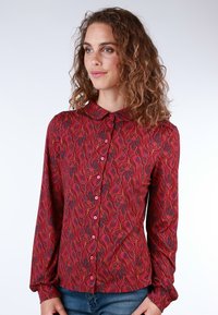Lykka du Nord VALENTINA - Button-down blouse - dark grape