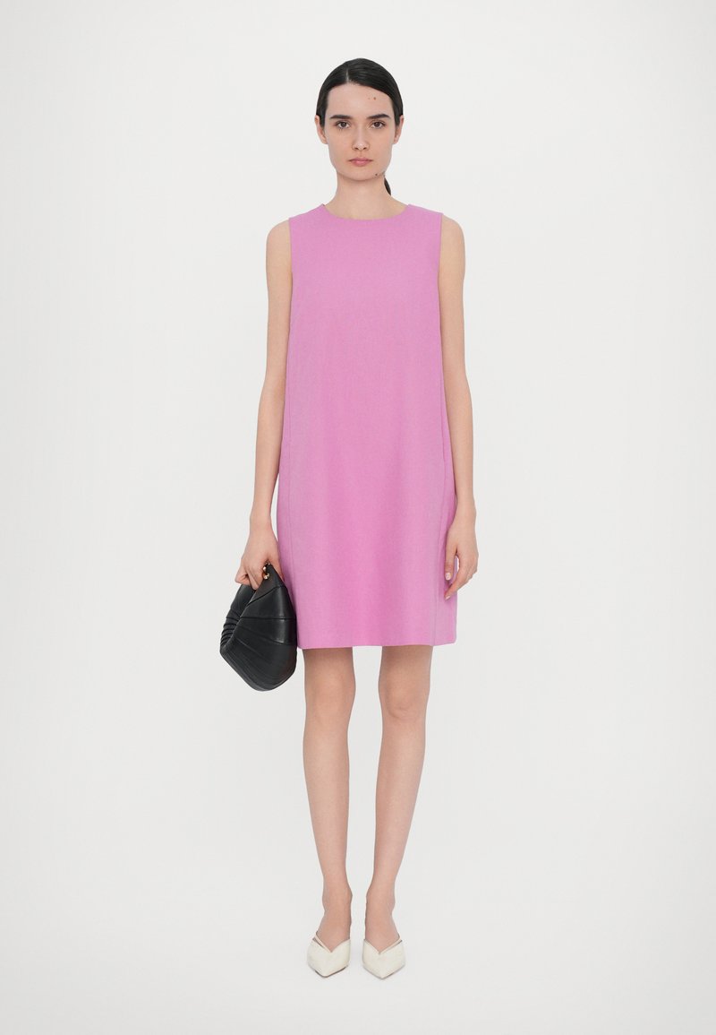 max mara weekend pink dress Max Mara Weekend - Pink VELA shirt dress in floral print VELA