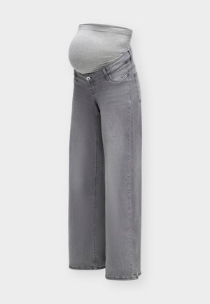 ONLY MATERNITY, OLMMADISON BLUSH WIDE - Дънки с прав крачол - grey denim