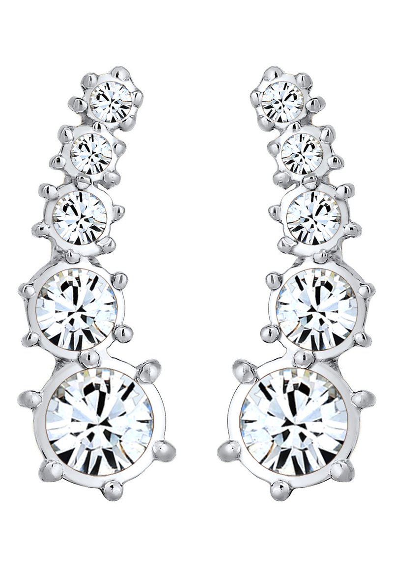 Damen Halsketten | Elli GLASS CRYSTAL Ohrringe silver/silberfarben - QJ69148 Damen Halsketten | Elli GLASS CRYSTAL Ohrringe silver/silberfarben - QJ69148