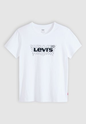 Levi's®, THE PERFECT TEE - Trükipildiga T-särk - inga dot bw fill bright white