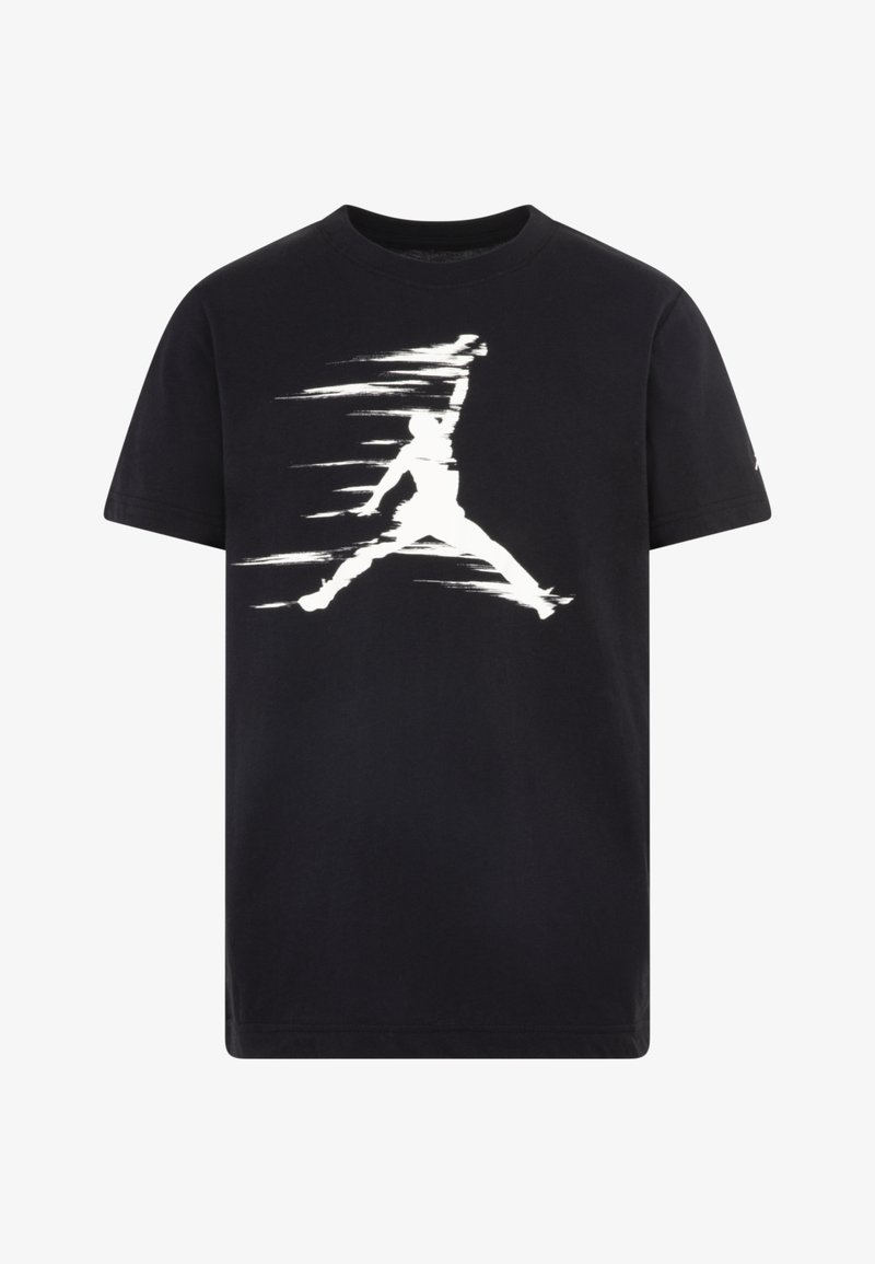 Jordan MOTION JUMPMAN TEE - Nyomott mintás póló - black