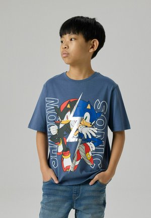 Name it, T-SHIRT SONIC - T-shirt imprimé - vintage indigo
