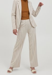 ICHI Tygbyxor - mottled beige