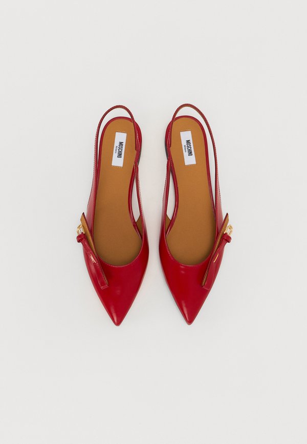 Slingback ballet pumps - rosso4